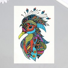 Tattoo on the body of Neon Color 