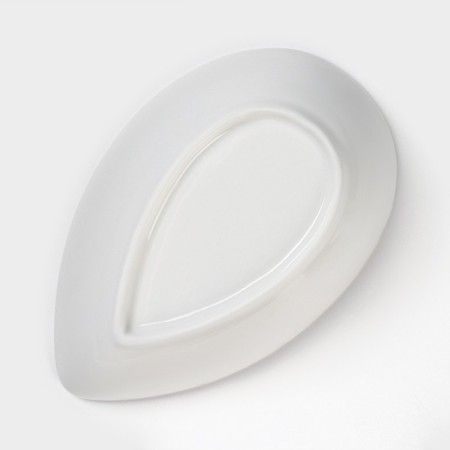 A set of ceramic salads "drop", 3 items, 13 × 8.5 cm, white color-4