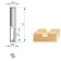 Frases groove Encor Prof 46000, straight, on wood, additional. plate, d = 8 mm, 8 x 20 mm
