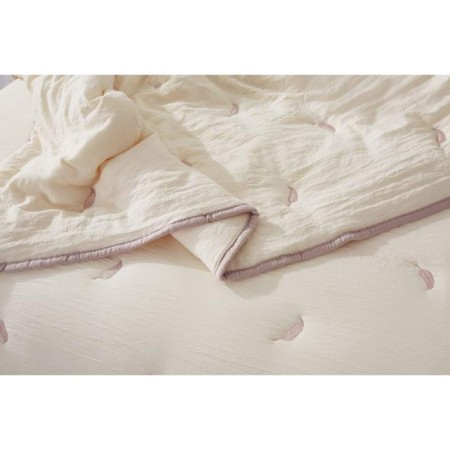 A set with a blanket "Erica", size 230x250 cm, 50x70 cm - 2 pcs, color cream-8