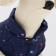 Dog jacket "Cosmos", size S, dark blue (DS 26, Osh 24, OG 34 cm)