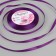 Satin tape, 6 mm × 23 ± 1 m, color warm purple No. 46