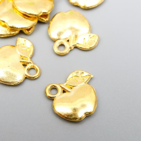 Suspension "Apple", golden color 1x1 cm-1