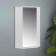 Cabinet hinged for the bathroom corner "PS" with a mirror, 48 x 34 x 73 cm