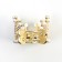 Hair clamp with rhinestones "Queen", 3.5 x 4.5 x 3 cm