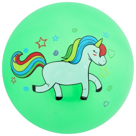 Children's ball "Pony and unicorns", D = 22 cm, 60 g, color mix-4