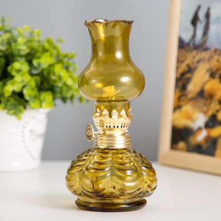 Kerosene lamp decorative "Gene" Transparent 8x8x18 cm Risalux
