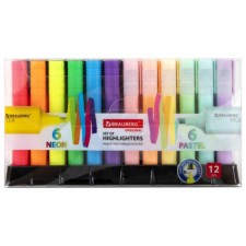A set of markers of textbooks 12-SV 1-5mm Brauberg 