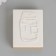 Printing wood, rubber "Bank with a traffic jam" 7x5.5 cm