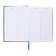 Leduced Diary A5, 160 sheets, Attomex. Orion, solid boumvinyl cover with foam rubber, liesse, block 70 g/m2, blue
