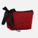 Cosmetic bag with a zipper, with a lining, burgundy color
