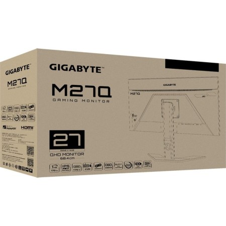 GIGABYTE 27 M27Q Black IPS LED 0.5MS 16: 9 HDMI semi -meter HAS 350CD 178g/178g 2 10046-7