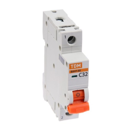 Switch automatic TDM VAL47-60, 1P, 32 A, 6 KA, C, SQ0223-0080