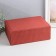 Casket to the leatherette for jewelry "Case. Texture" burgundy 24x17.5x9.5 cm