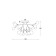 Ceiling lamp 3W, 27xg4 40x76 cm, black