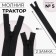 Lightning "Tractor", No. 5, connective, 2 runners, automatic locks, 85 cm, black color
