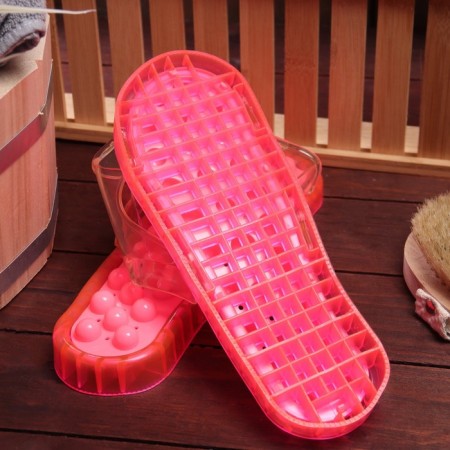 Plastic bubble massage slippers M 37-39-3