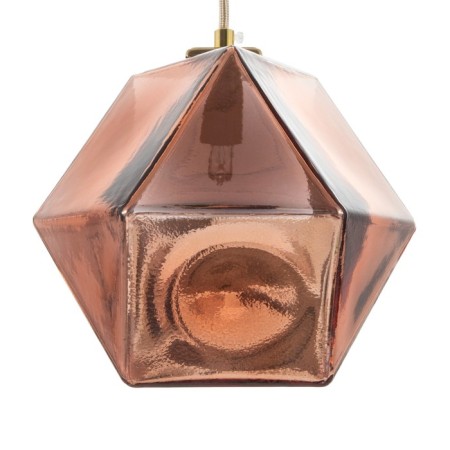 Lamp Bayerlux "Christie" G9 pink gold 20x20x22-122 cm