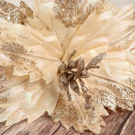 Decor "Cold Flower" 24x20 cm, gold-1