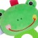The rattle is soft with the burster "Frog", I crush me