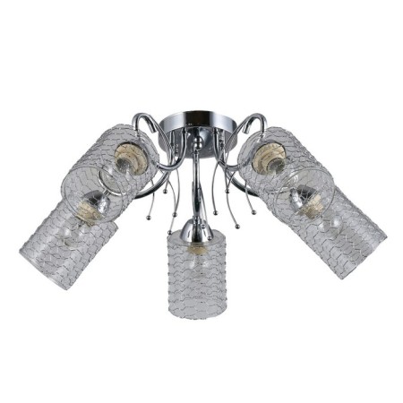 Lamp Ceiling Economy Highlight 12192/5CR CL, 5x40W, E27, 23x58x58 cm, color chromium