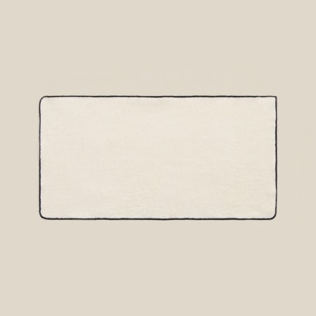 Trure -free towel SL Home: Black Frame "Aivori" 100x180 cm, 100% cotton, 470 g/m2-2