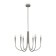 Suspended lamp Freya Fr5253PL-06N Branches, 625x625x1100 mm, E14, 6x40W, Nickel color