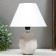 Hell lamp "Jacqueline" E14 40W white 18x18x24 cm Risalux