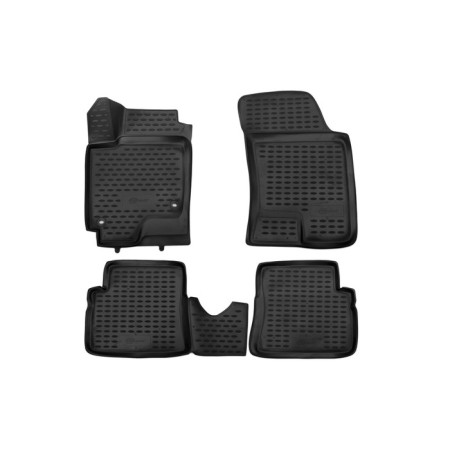 3D mats in a salon for Hyundai Getz (I, IR), 2002-2011, 4 pcs.