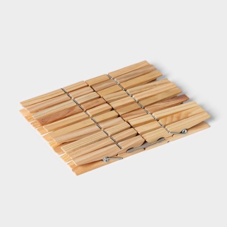 Clothespins of linen shade, 7 cm, 20 pcs-4
