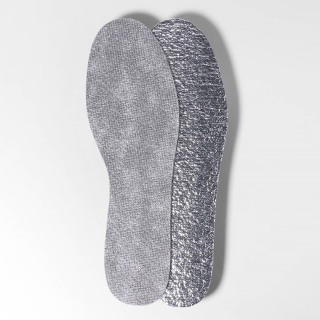 Shoes for shoes, insulated, universal, foil, 36-45 rr, 29.5 cm, pair, gray color.-1