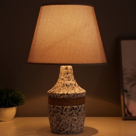 Yanita table lamp E14 40W gray 25x25x40cm-1