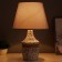 Yanita table lamp E14 40W gray 25x25x40cm