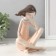 Polystone souvenir "Baby in a peach dress in peas" 14x11.5x19 cm