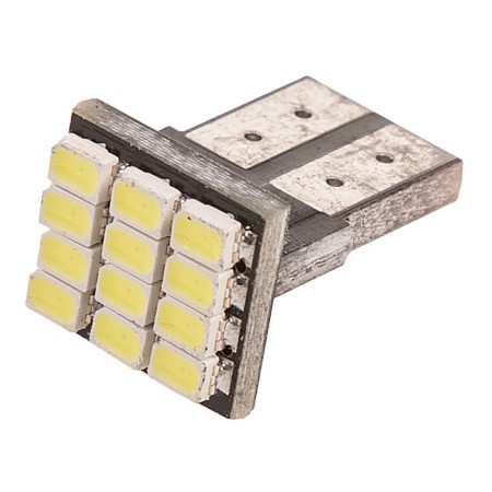 LED LED SkyWay T10 (W5W), 12 V, 12 SMD, white, set 2 pcs, S08201335