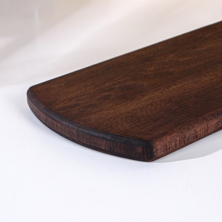 Defense board for serving with ADELICA handle, 38 × 16 × 2 cm, dark grab-2