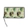 Penal-slot is soft 220 x 430 mm, on lacing, 37 items, PNSh-1 calligrata "avocado"