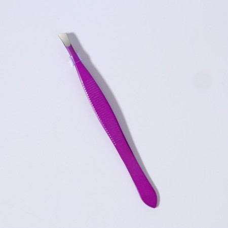 Pinzet begged, narrow, 9 cm, mix color-5