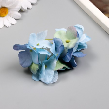 A bud on the leg for decoration "Blue violet" d = 5 cm, h = 10 cm-2