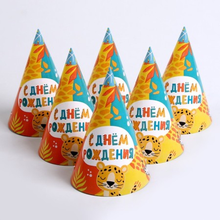 Paper cap “Safari”, in a set of 6 pcs.-2