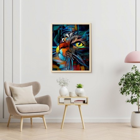 Picture on the numbers "Cat Art", 40 × 50 cm, 24 colors-2
