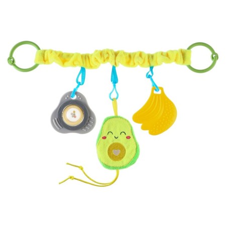 Stretching - Soft rattle on the crib/stroller "Avocado", I crush me-4