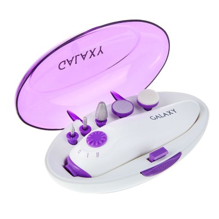 Galaxy GL 4912 manicure apparatus, 5 nozzles, 2haa, white-violet-2