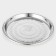 Stainless steel tray is round “Laughing”, D = 33 cm, silver color