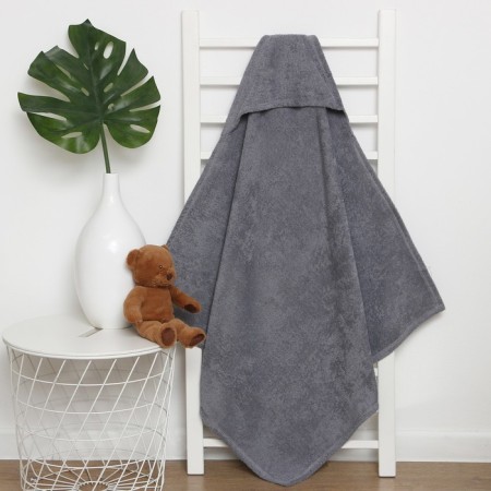 Tainted towel “Broke I” 85x85 cm, gray, 100% cotton, 320 g/m2
