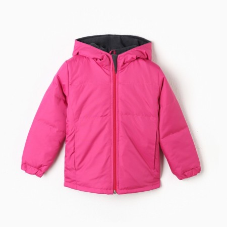 Demi-season suit, raspberry color, height 86-92 cm-1