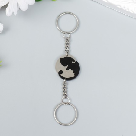 Breek Metal 2V1 "Yin -Yang - Two kittens" 7x2 cm-3