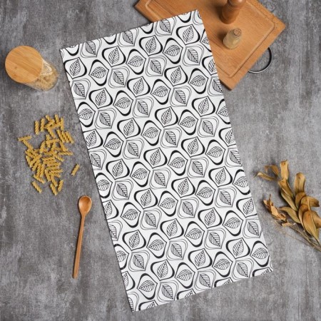 Leaves 40x73cm towel, 100% cotton, sarzha 190 g/m2