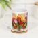 Mug Sublimation "Only for you!" Tulip bouquet, 320 ml, with application