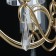 Ellegia chandelier, size 80x94x80 cm, 320W 8xe14 IP 20